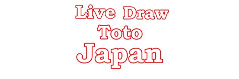 live draw japan 4d pools|Live Japan .
